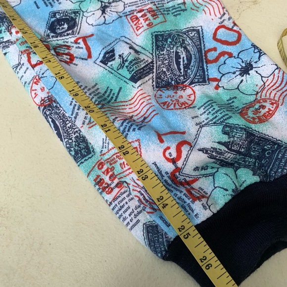 Vintage Postal Stamps all over print tracksuit size M/L. - Picture 13 of 13